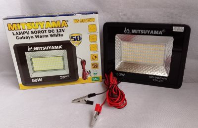 Lampu Sorot DC 12V 50Watt Lampu Tembak DC Putih Terang Mitsuyama MS-9650W