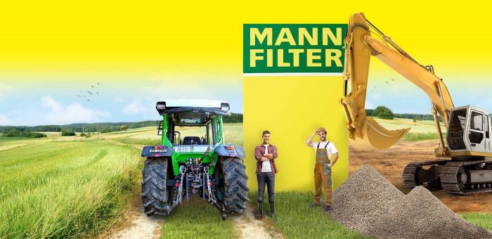 MANN FILTER BANNER UNTUK KONSTRUKSI KEBUN