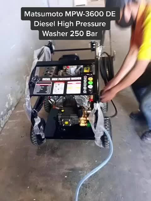 MESIN CUCI STEAM DIESEL HIGH PRESSURE 250 BAR JET CLEANER MATSUMOTO MPW 3600 DE