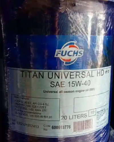 OLI ENGINE FUCHS TITAN UNIVERSAL HD SAE 15W-40 CI-4 20 Ltr