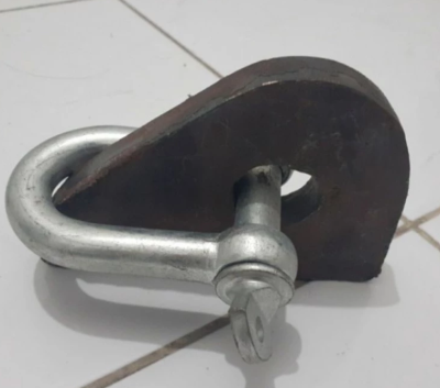 PAD EYE (KUPINGAN DAPRA) Untuk shackle sagel 25 mm (1 incH)