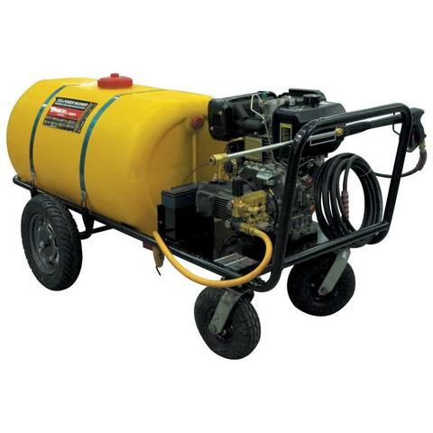 POWER SPRAYER TROLLEY HIGH PRESSURE DIESEL 248BAR+300L KRISBOW KW1800730