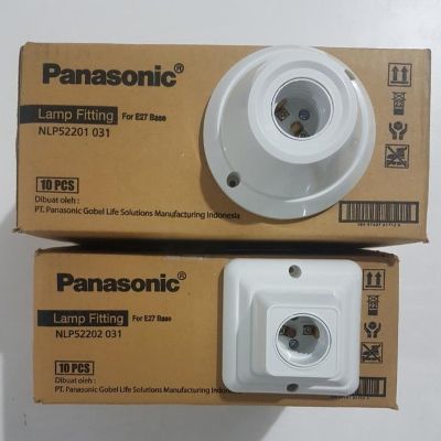 FITTING LAMPU FLAFON PANASONIC + BOHLAMP PUTIH 11 WATT PHILIPS