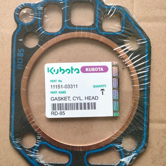 GASKET CYLINDER HEAD KUBOTA RD85 PN 1191403311