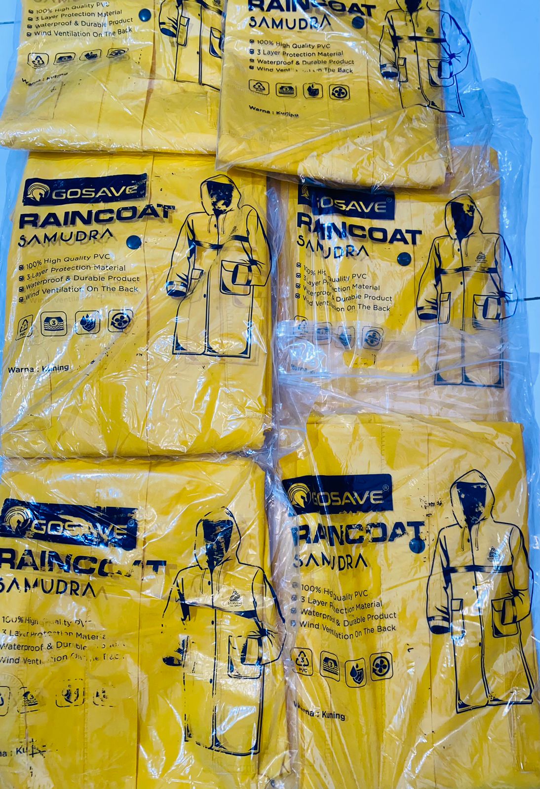 MANTEL HUJAN FULL BODY WATER PROOF SAMUDRA 1S UKURAN XL