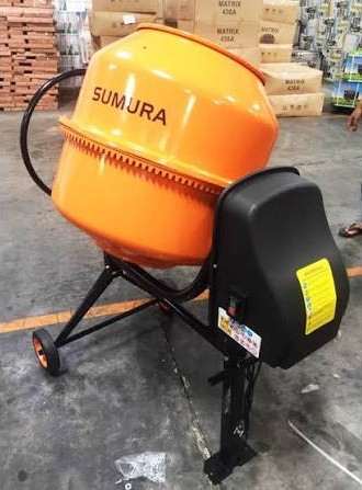 Mesin Molen Concrete Mixer Elektrik Portabel 120L 550 watt 220V sumura cm120
