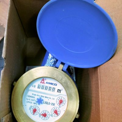 Meteran Air Water Meter AMICO LXSG-25E SNI 1 INCH (25 MM) Vertical Original +Sertifikat