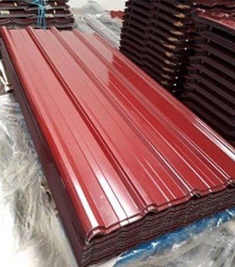 Seng spandek Kotak WARNA Merah Ukuran 80x 170
