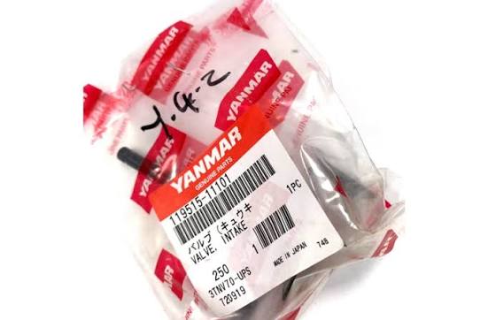 VALVE INTAKE ENGINE YANMAR 2TNV70 PN 119515-11101