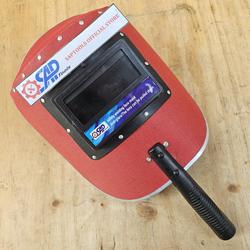 kedok las gagang merah welding protector kedok las semi auto