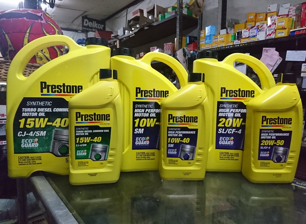 AUTORIZED DEALER PRESTONE OIL LUBRICANT