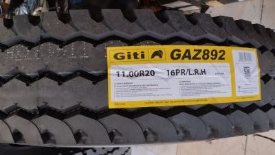 BAN LUAR GITI 1100R20 16PR GAZ892 SET