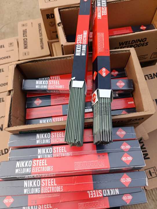 DISTRIBUTOR PENJUALAN KAWAT LAS NIKKO STEEL RD-460 UK 2MM X 300MM DI GORONTALO