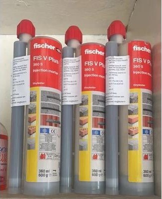Lem Angkur Beton Baja Rebar Chemical Anchor Epoxy Fischer FIS V 360 S 360 ml