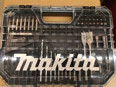 MATA BOR SET BETON TEMBOK BESI KAYU OBENG SET MAKITA 75 PCS E15110